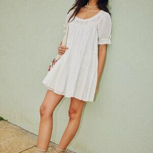 Free People Sandy Shores Babydoll Dress NWOT